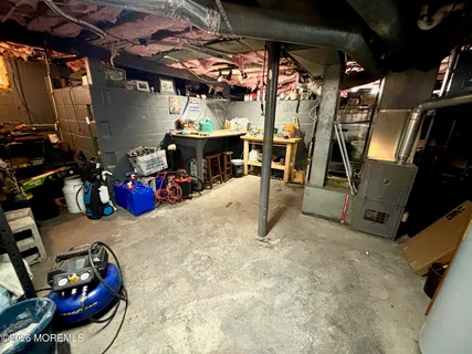 a view of room with gym equipment