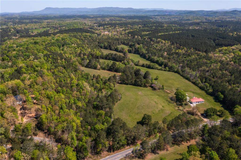 7596 Red Bud Road Northeast Ranger, GA 30734 - Photo 12 of 47 an aerial view of residential house with outdoor space and trees all around