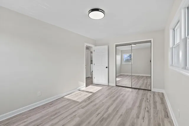 wooden floor in an empty room