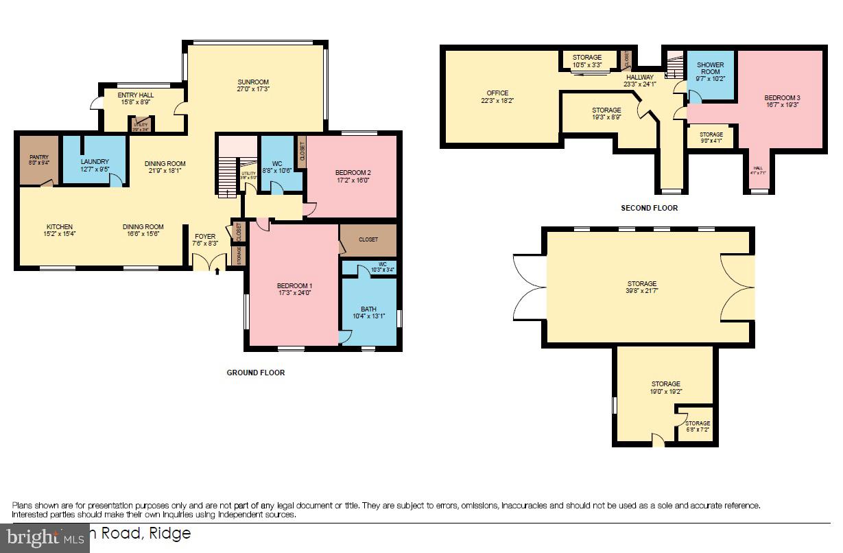 48591 Bean Road Ridge, MD 20680 - Photo 3 of 31 2 main level bedrms/1 upper level bedrm & bonus rm