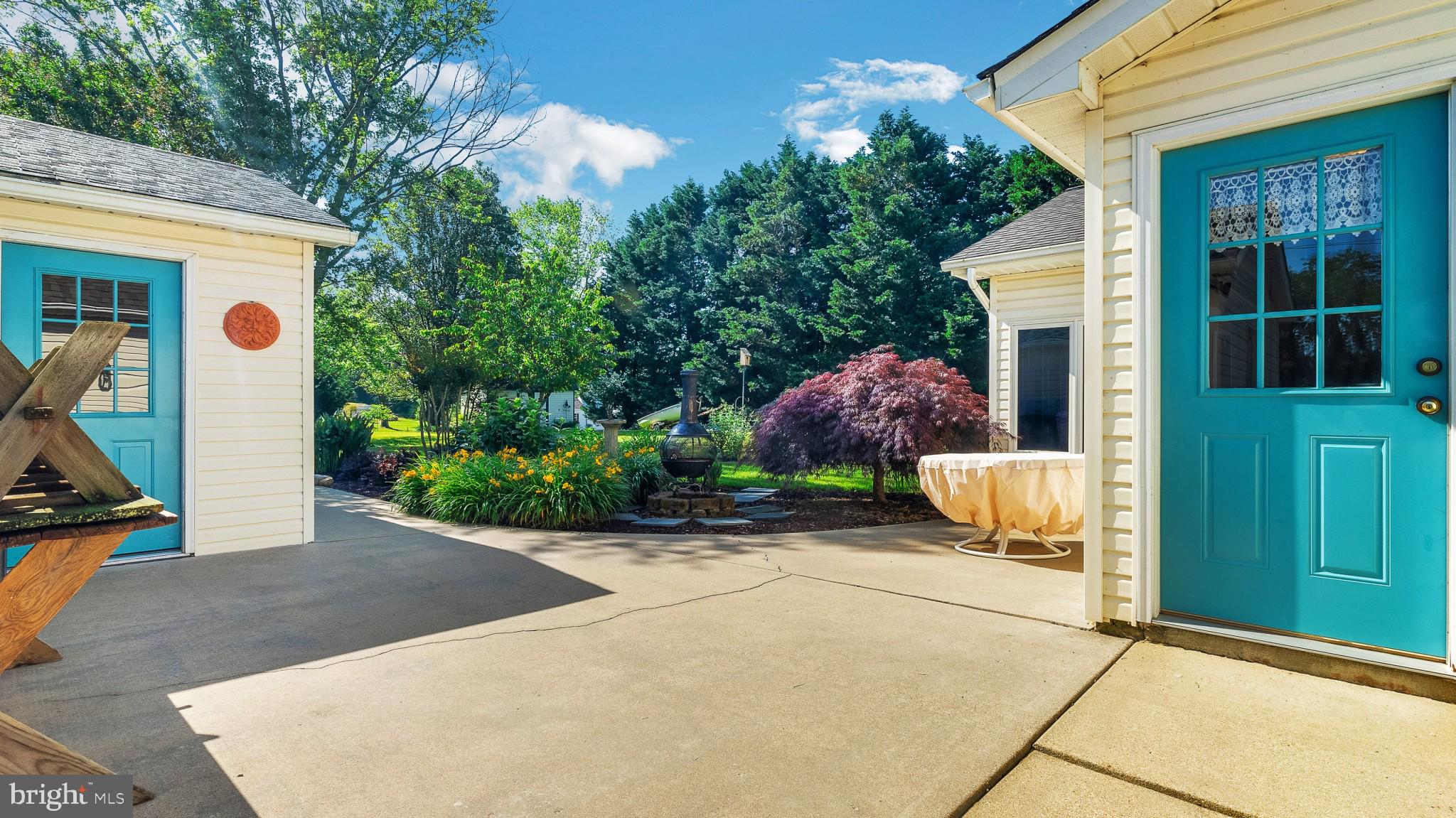 48591 Bean Road Ridge, MD 20680 - Photo 27 of 31 rear courtyard & patio
