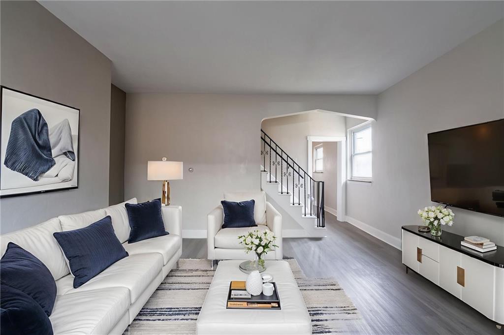 12 Simms Street Pittsburgh, PA 15211 - Photo 4 of 39 Living Room - Virtually Staged