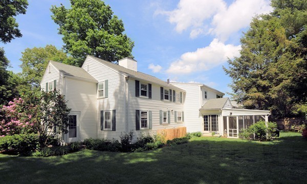 43 Boulder Brook Road Wellesley, MA 02481 - Photo 23 of 23 a front view of a house with a garden