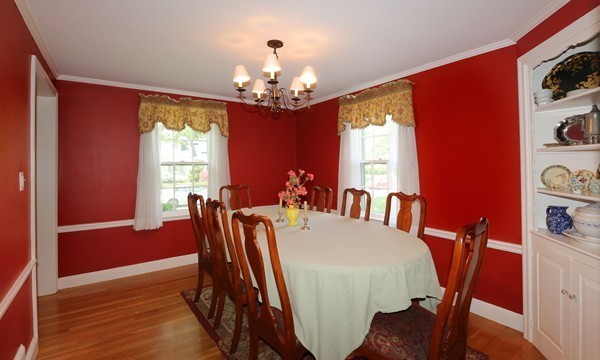 43 Boulder Brook Road Wellesley, MA 02481 - Photo 4 of 23 a view of a dining room with furniture window and wooden floor