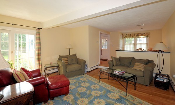 43 Boulder Brook Road Wellesley, MA 02481 - Photo 8 of 23 a living room with furniture and a large window