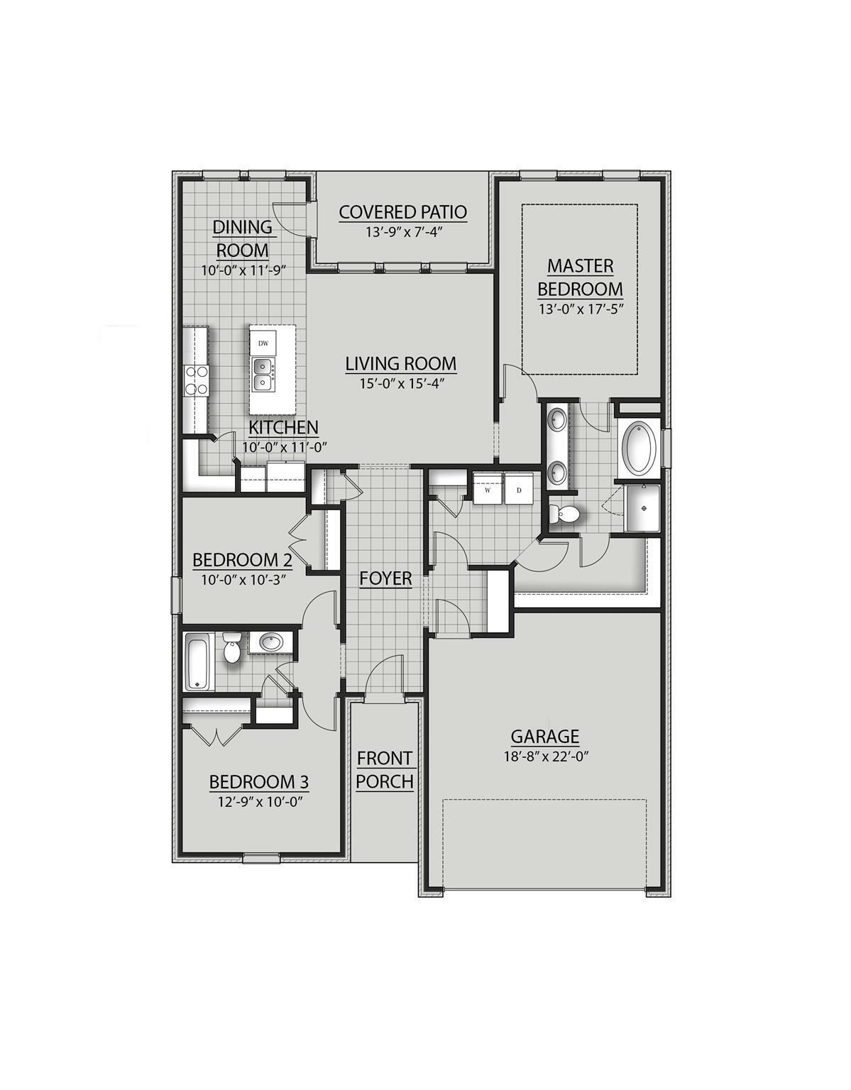 1145 Stella Road Foley, AL 36535 - Photo 61 of 61 Floor Plan