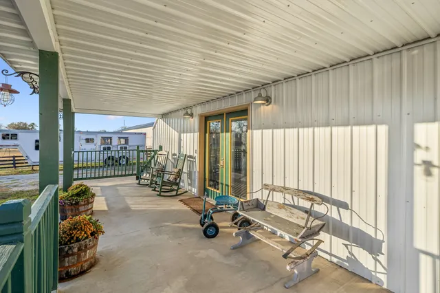 a view of an ocean beach