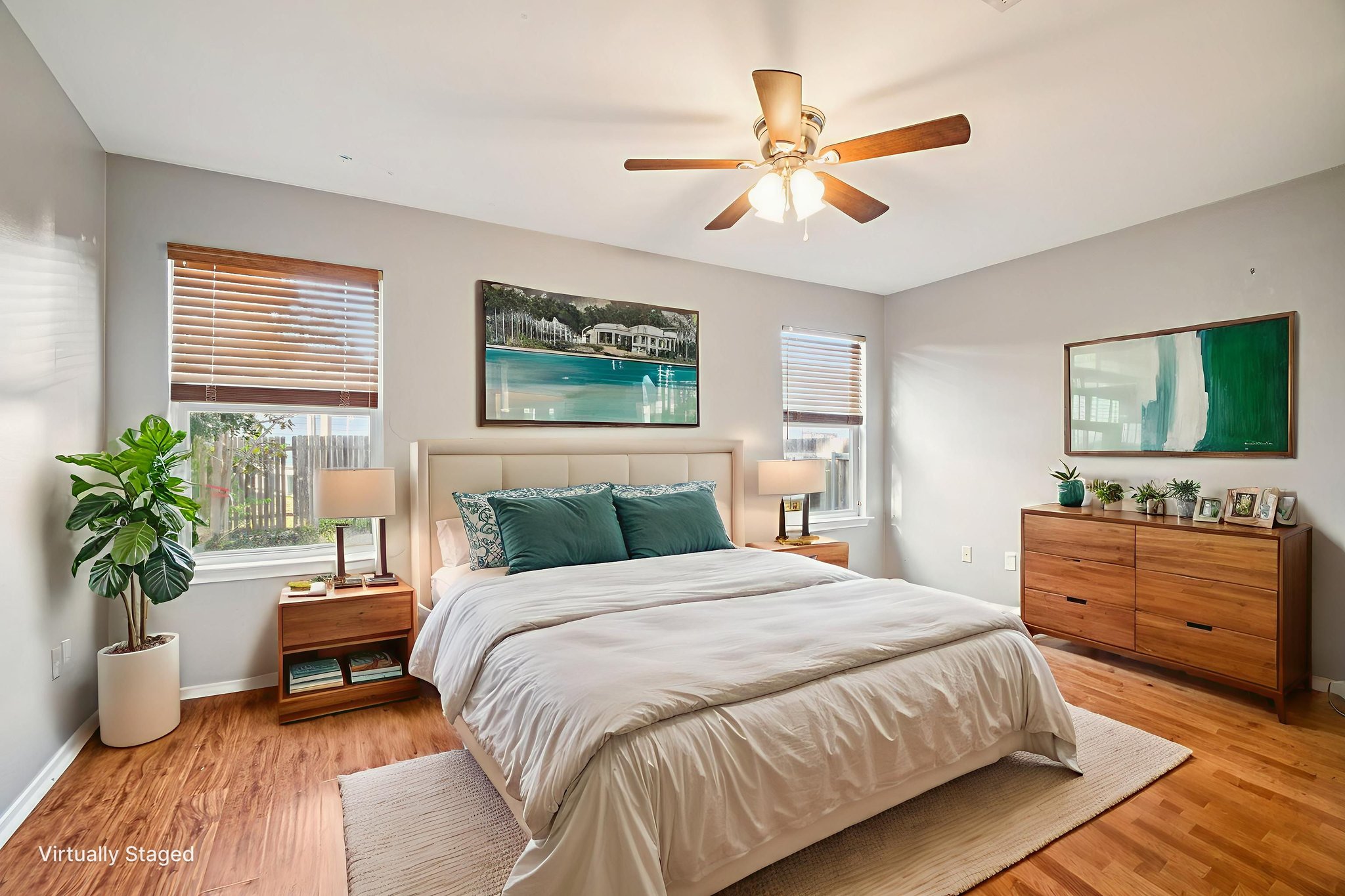 100 Kendall Cove Elgin, TX 78621 - Photo 9 of 23 Virtually staged primary bedroom