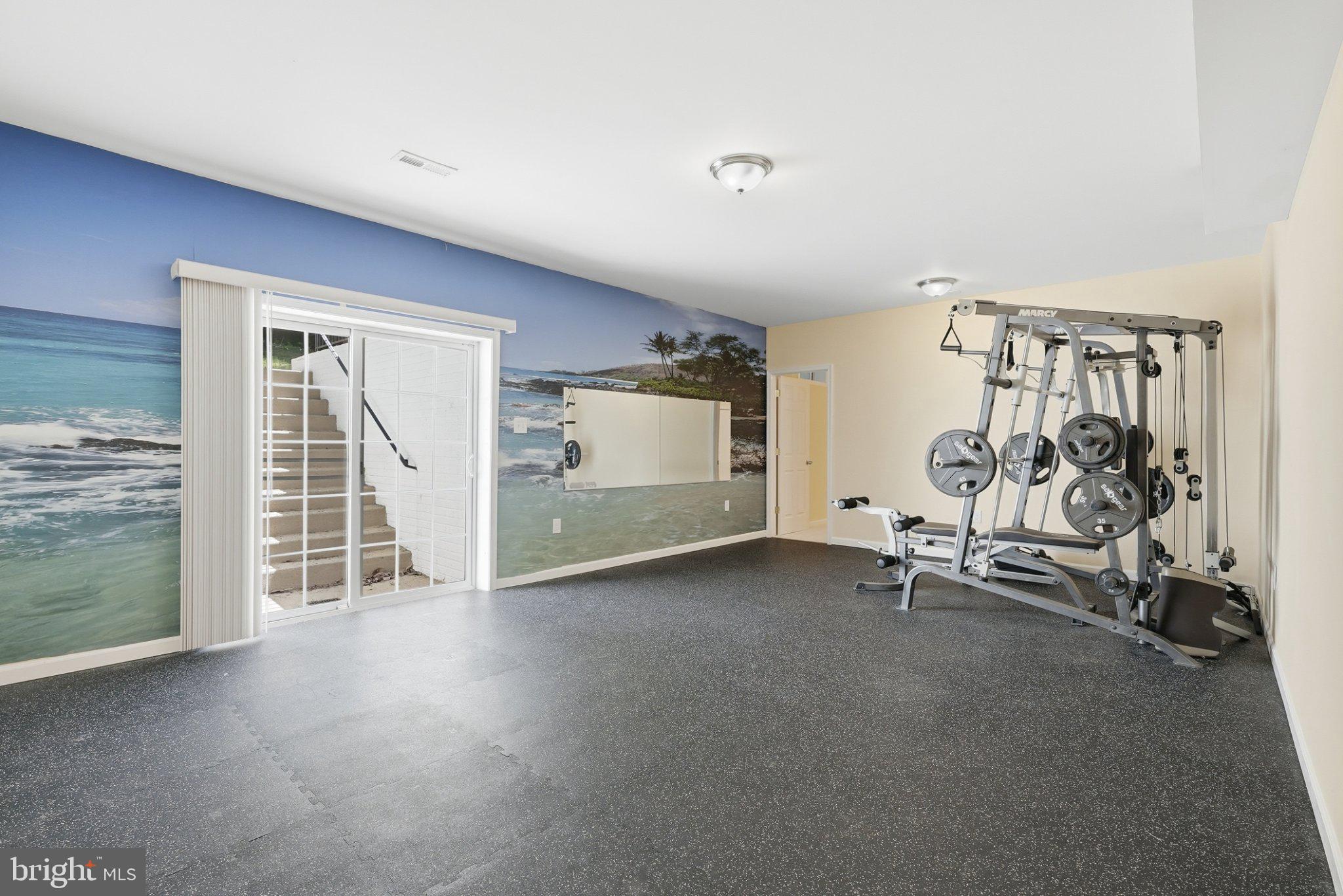 3679 Expedition Drive Triangle, VA 22172 - Photo 48 of 65 Coastal-inspired home gym retreat.