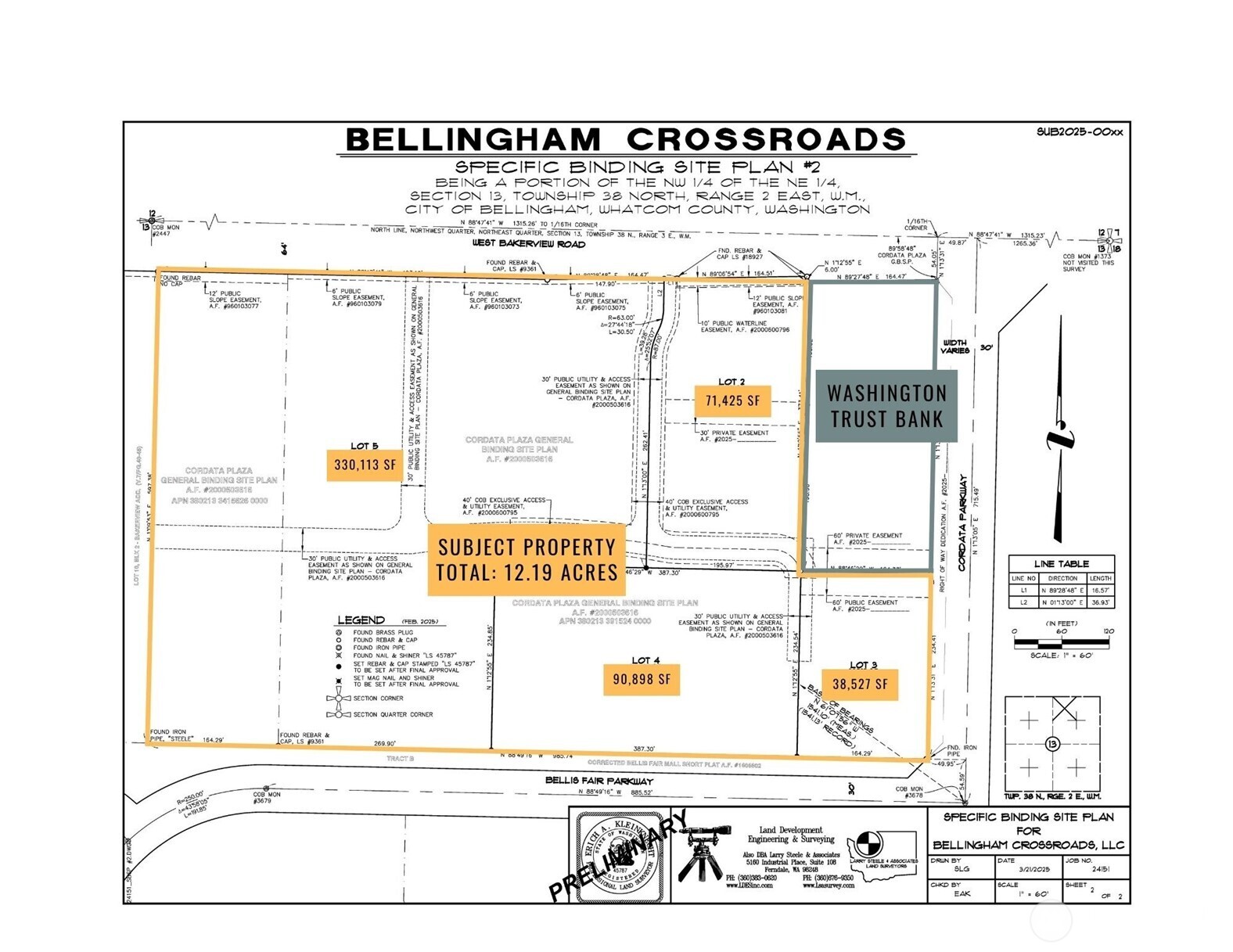0 East Bakerview Road Bellingham, WA 98226 - Photo 8 of 8 a picture of a floor plan