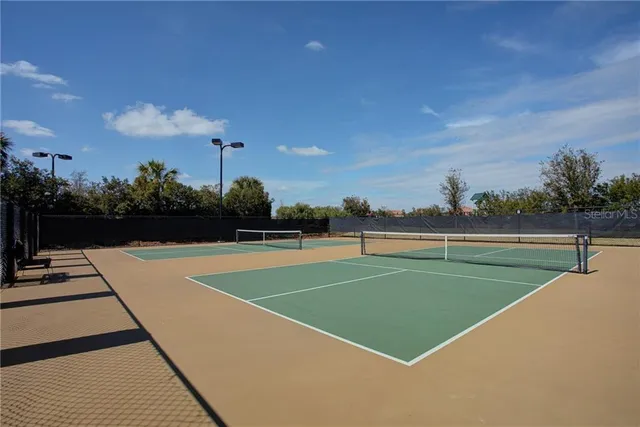 a view of tennis court