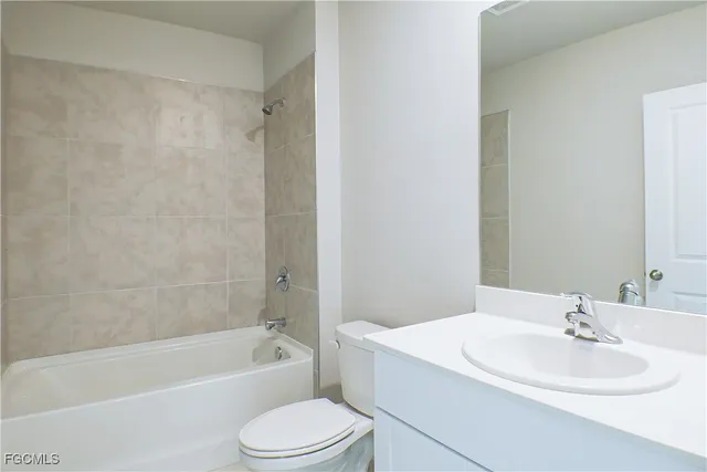 a view of a lake with a big yard