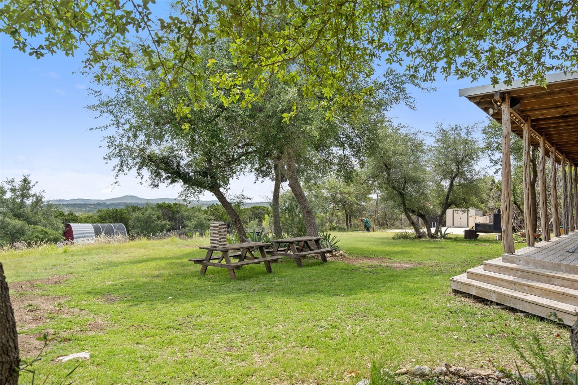 This is your amazing Hill Country view from your back porch. Views like this are hard to come by!