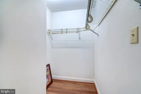 a view of a room with rack on the wall