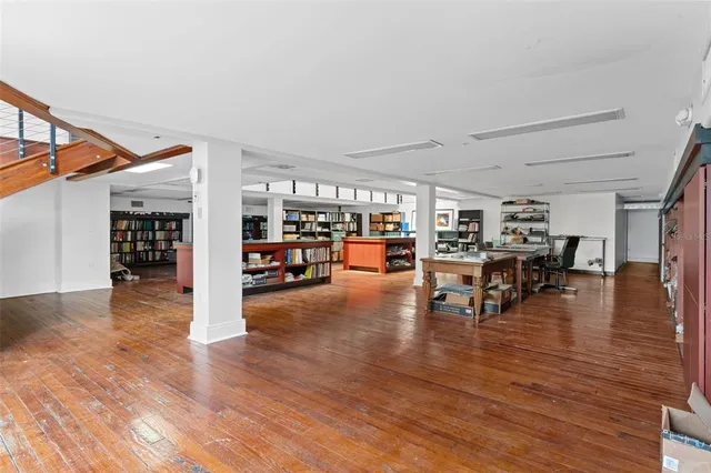 a car parked in front of a building