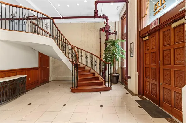 a view of city with tall buildings