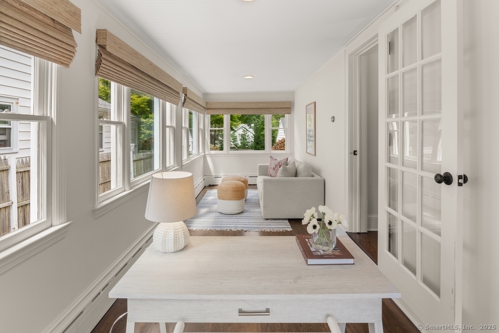 223 Middlesex Road Darien, CT 06820 - Photo 9 of 24 a living room with furniture large window and outer view