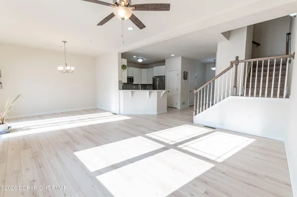 a view interior of a house and wooden floor