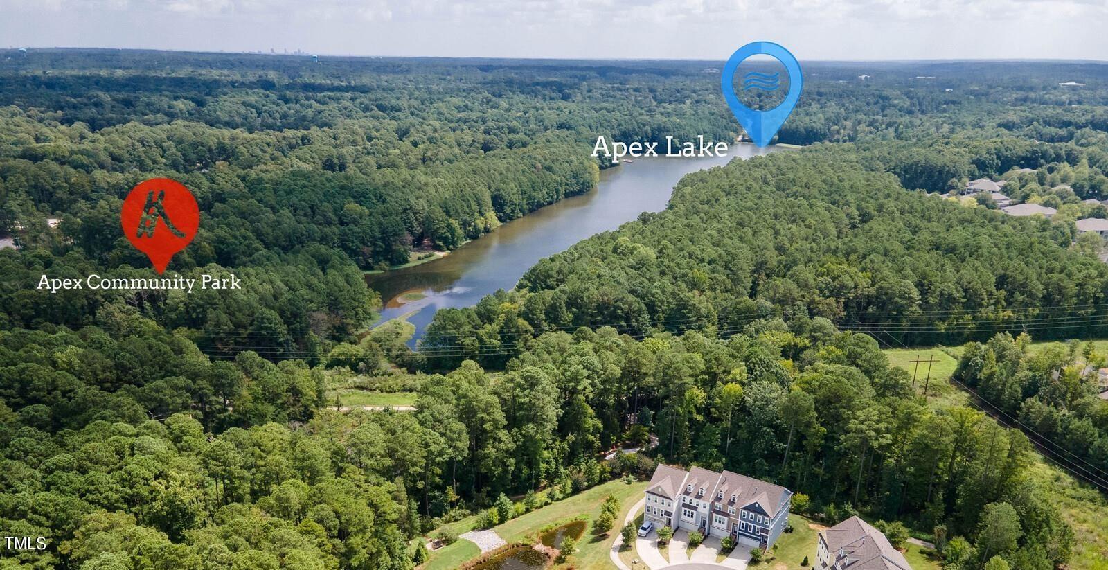 711 Edgewater Ridge Court Apex, NC 27523 - Photo 1 of 29 an aerial view of house with outdoor space