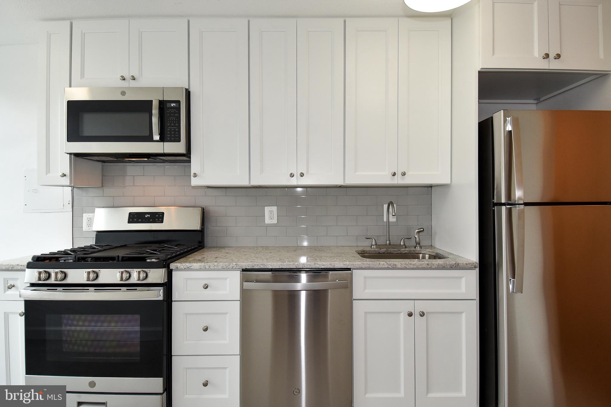 1301 South Arlington Ridge Road, Unit 308 Arlington, VA 22202 - Photo 2 of 45 Remodeled Kitchen from pocket doors
