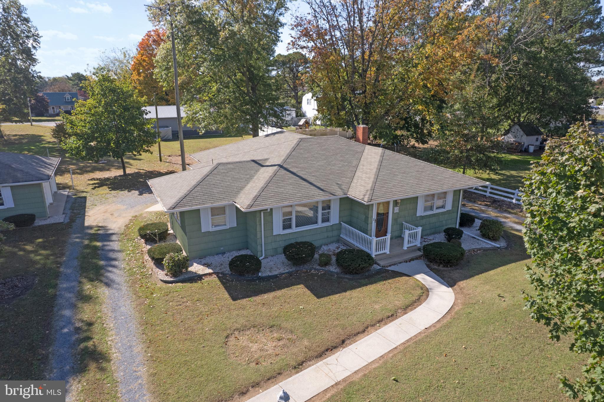 18532 Johnson Road Lincoln, DE 19960 - Photo 12 of 55 an aerial view of a house with swimming pool