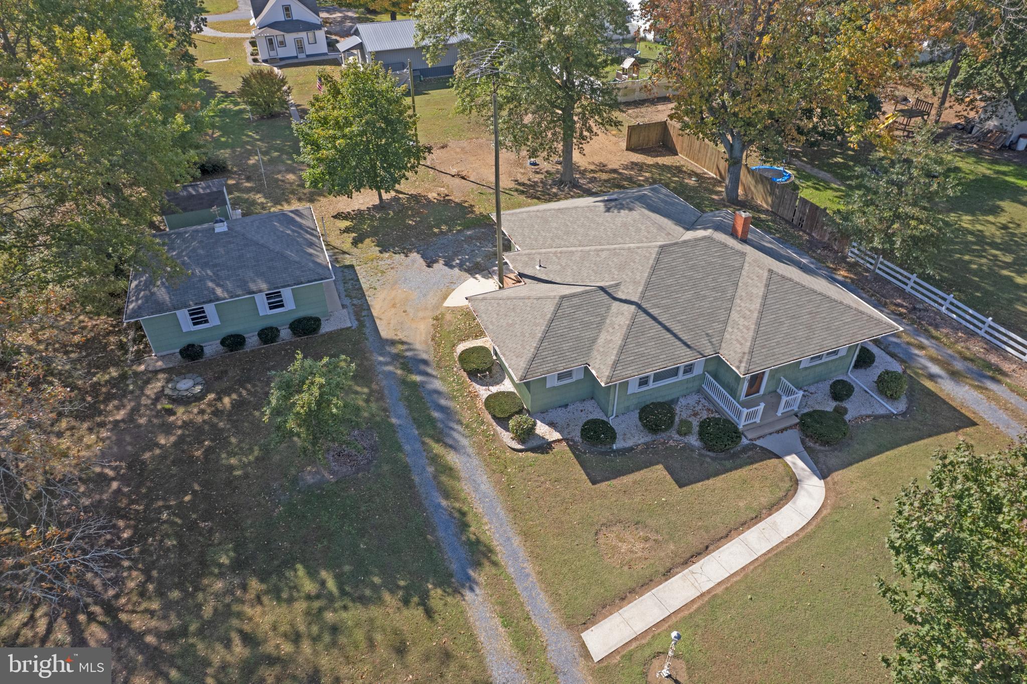 18532 Johnson Road Lincoln, DE 19960 - Photo 14 of 55 an aerial view of house with yard