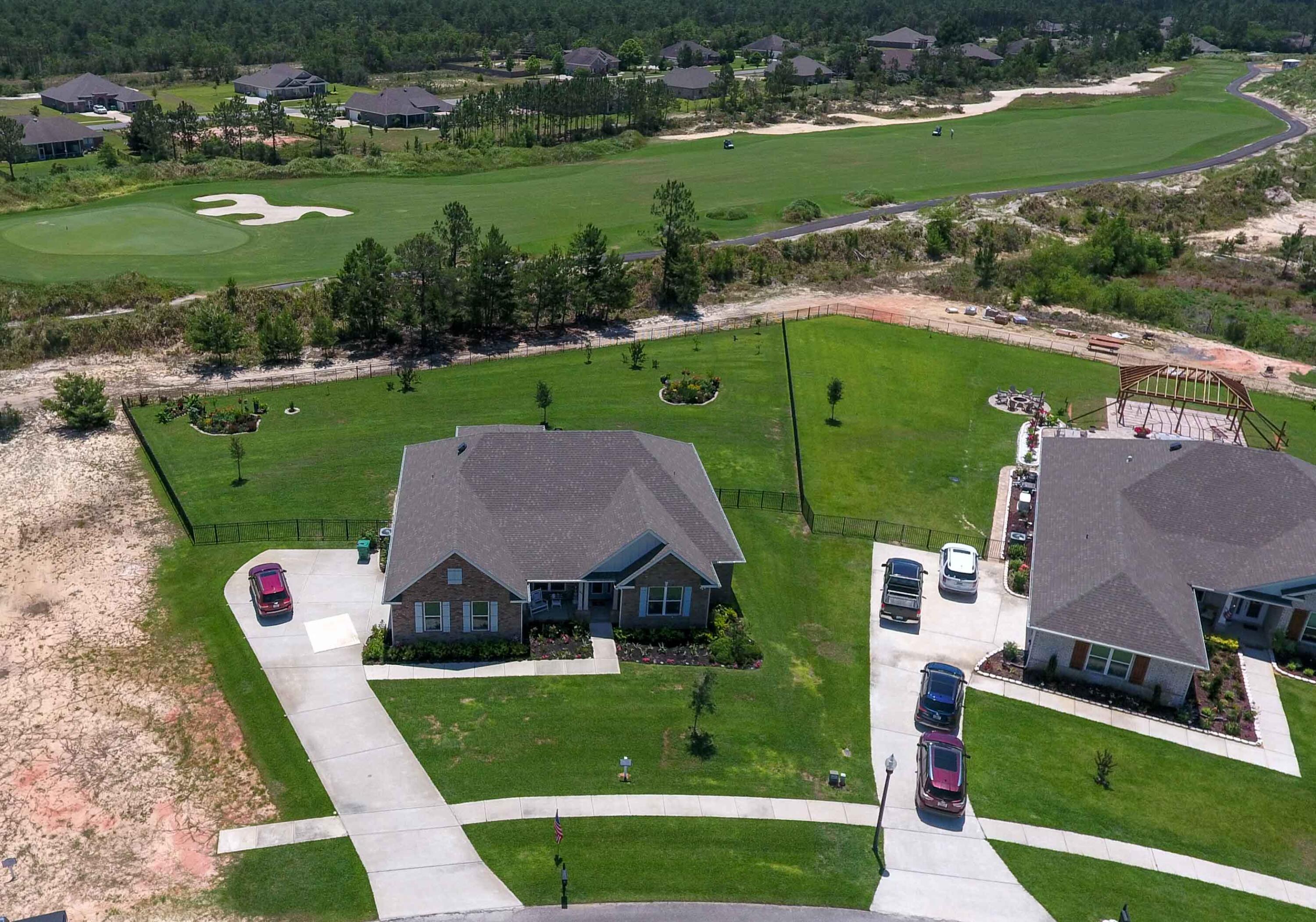 322 Fairway Crossing Freeport, FL 32439 - Photo 42 of 56 an aerial view of a house with outdoor space and street view