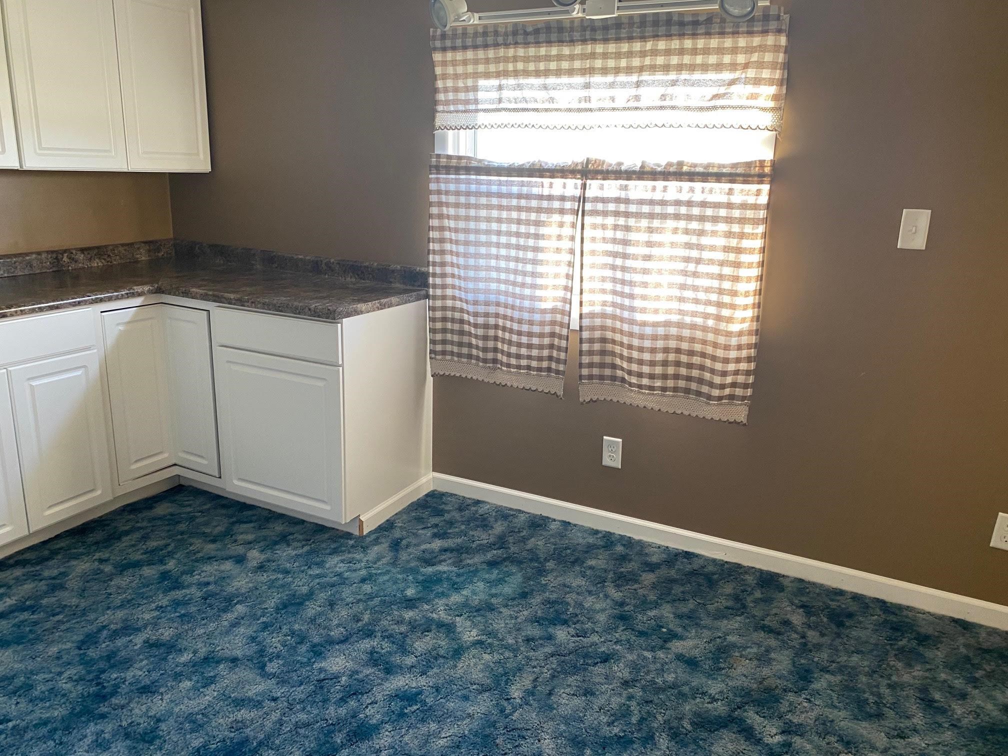 5604 Highway 20 Ridott, IL 61067 - Photo 5 of 15 a view of kitchen with granite countertop white cabinets and white appliances