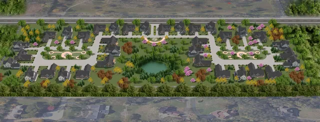 a view of swimming pool with outdoor seating