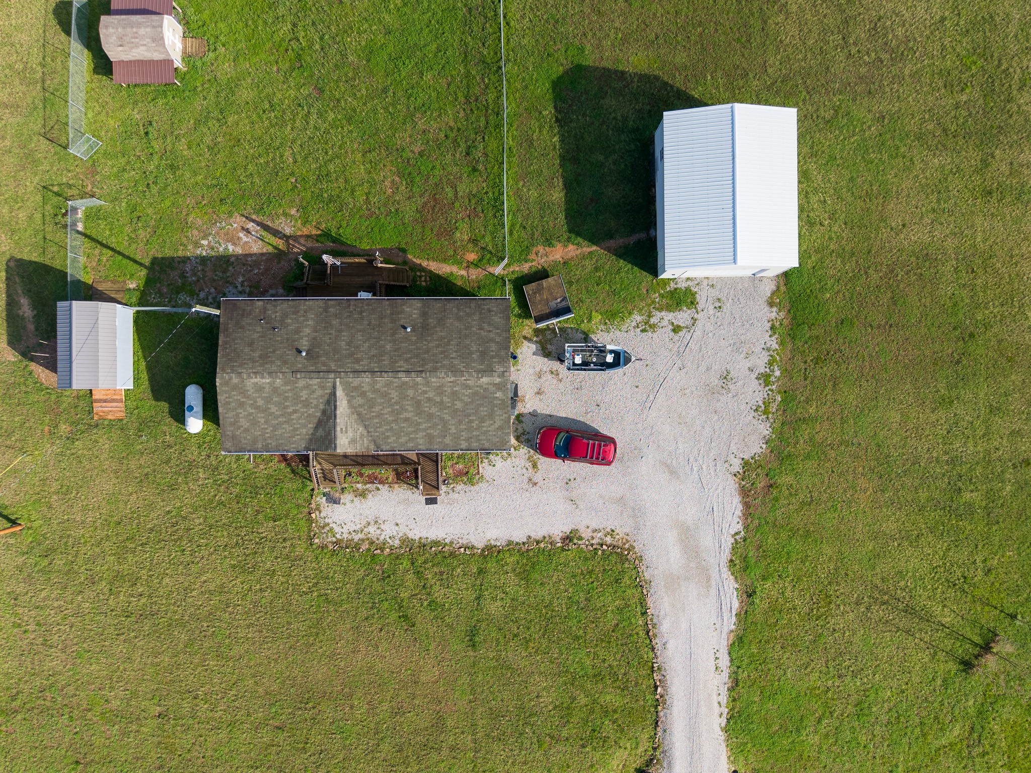 316 Morris Demps Road Sparta, TN 38583 - Photo 47 of 55 an aerial view of a house having yard