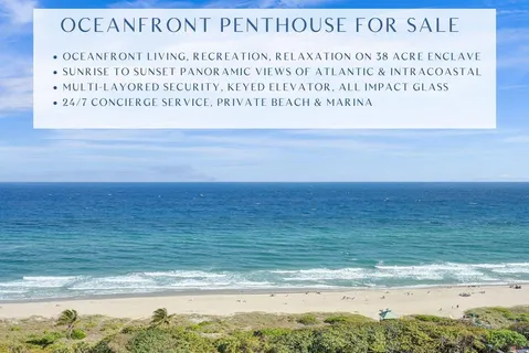 $2,395,000 | 4001 North Ocean Boulevard, Unit PH3, Boca Raton, FL 33431