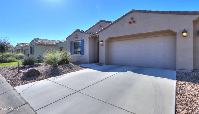 a view of a house with a patio