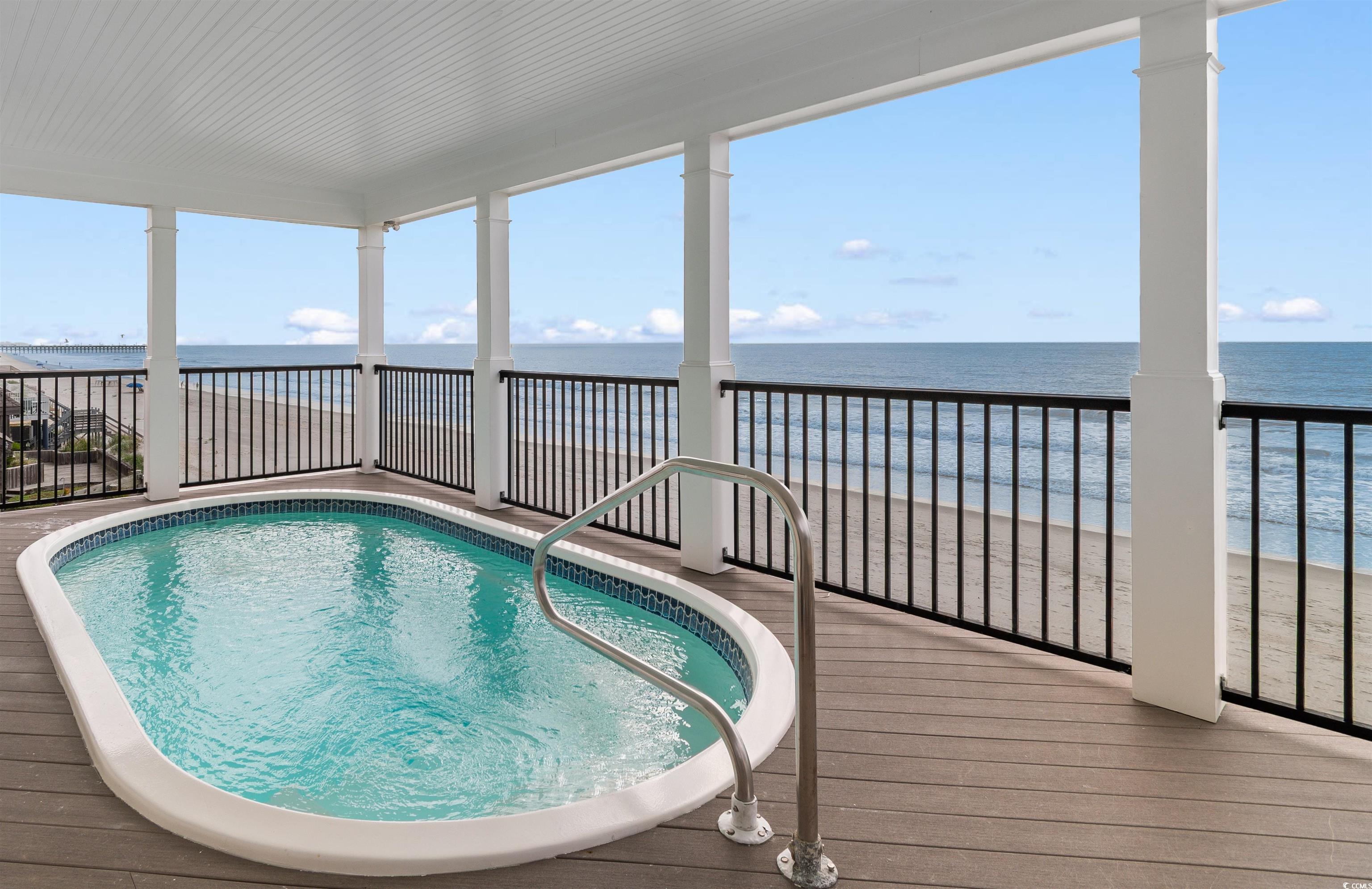 703 South Waccamaw Drive Murrells Inlet, SC 29576 - Photo 7 of 40 Swimming pool featuring Ocean and Beach views