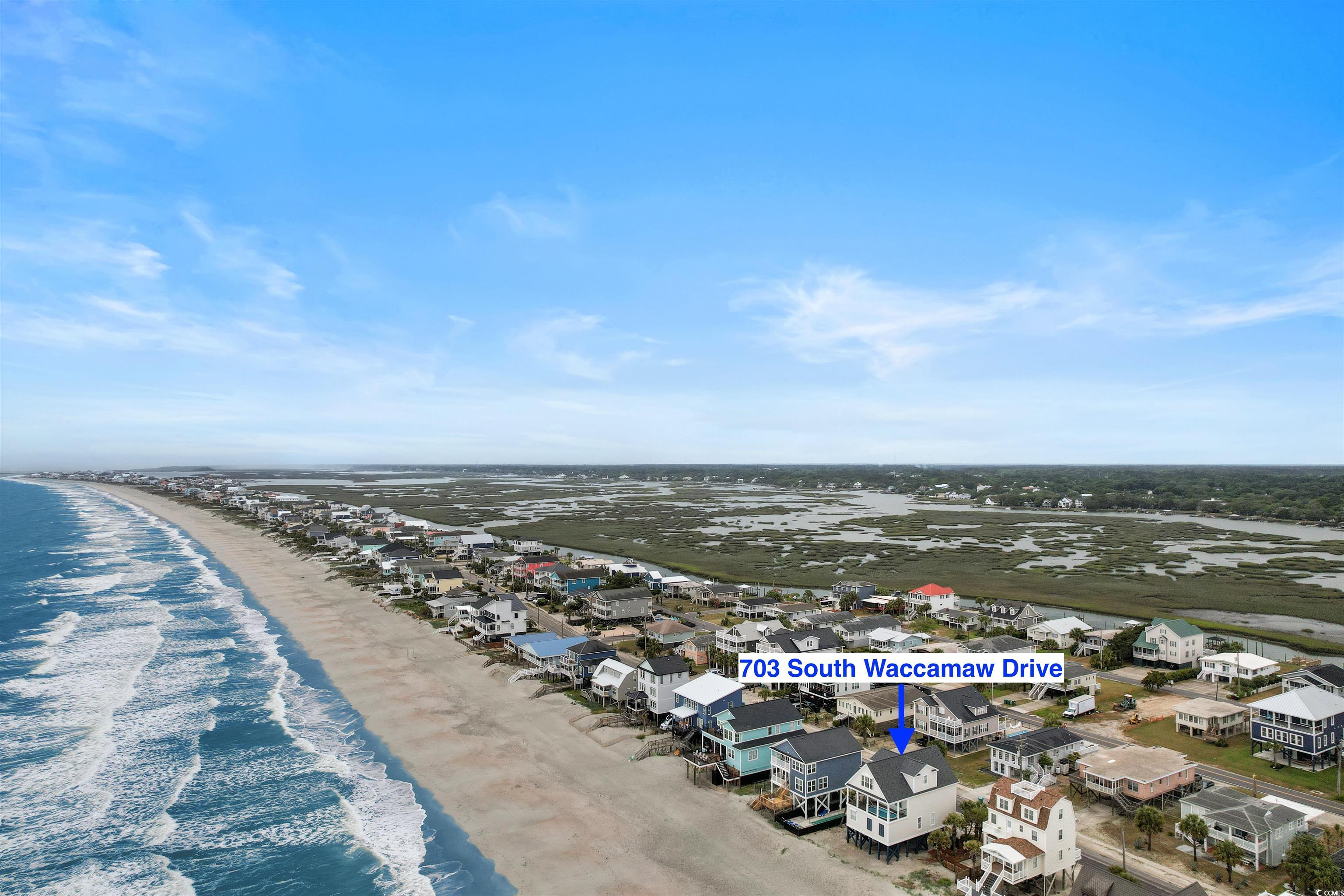 703 South Waccamaw Drive Murrells Inlet, SC 29576 - Photo 10 of 40 Aerial with unending shoreline