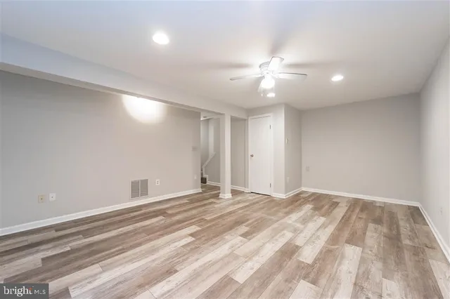 a view of an empty room