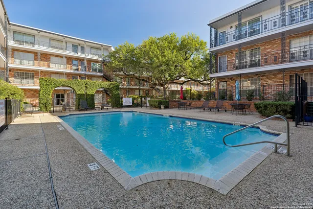 a view of a building with a porch