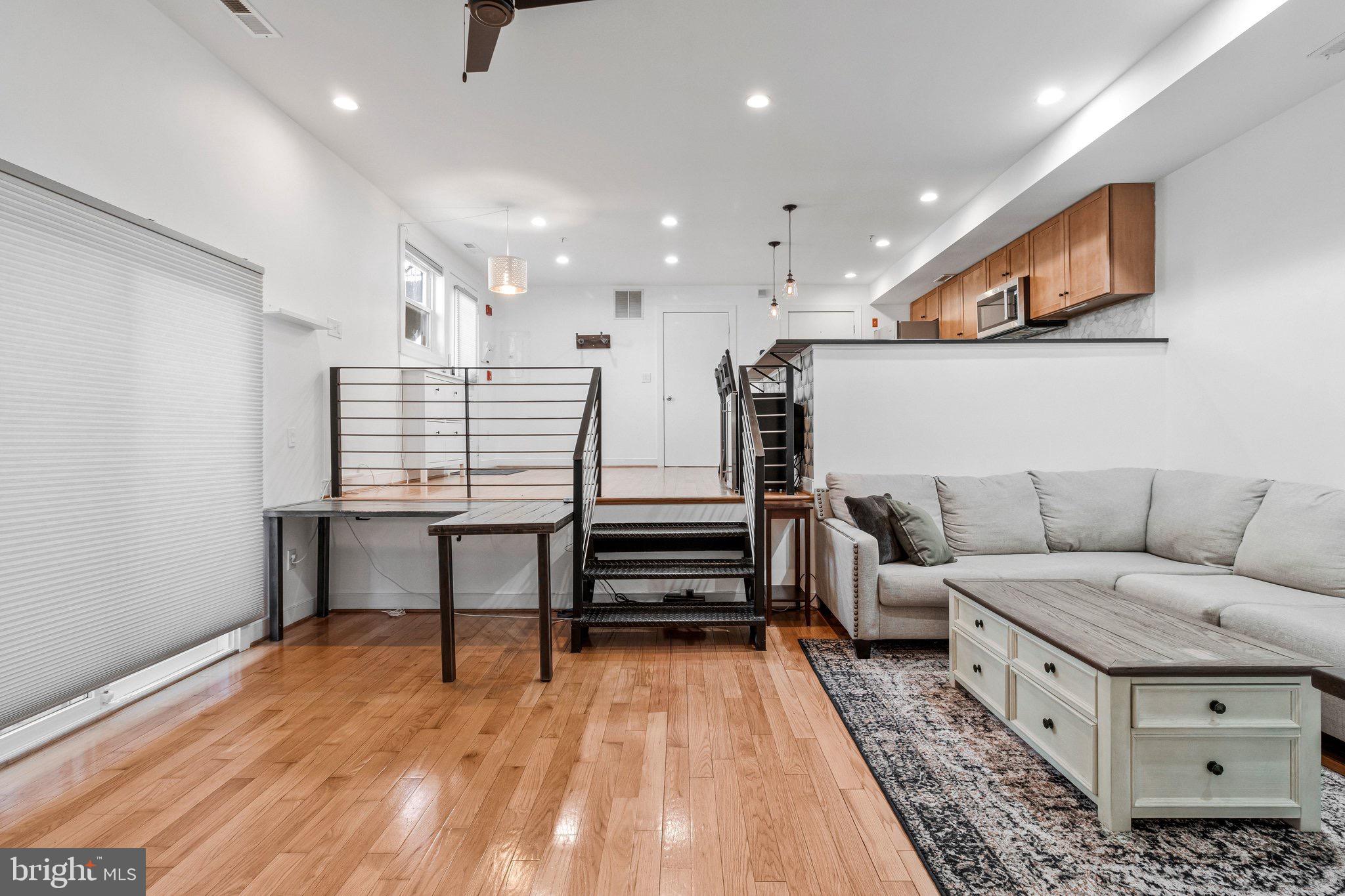 1240 4th Street Northwest, Unit T Washington, DC 20001 - Photo 16 of 28 Modern open space with sleek design elements.