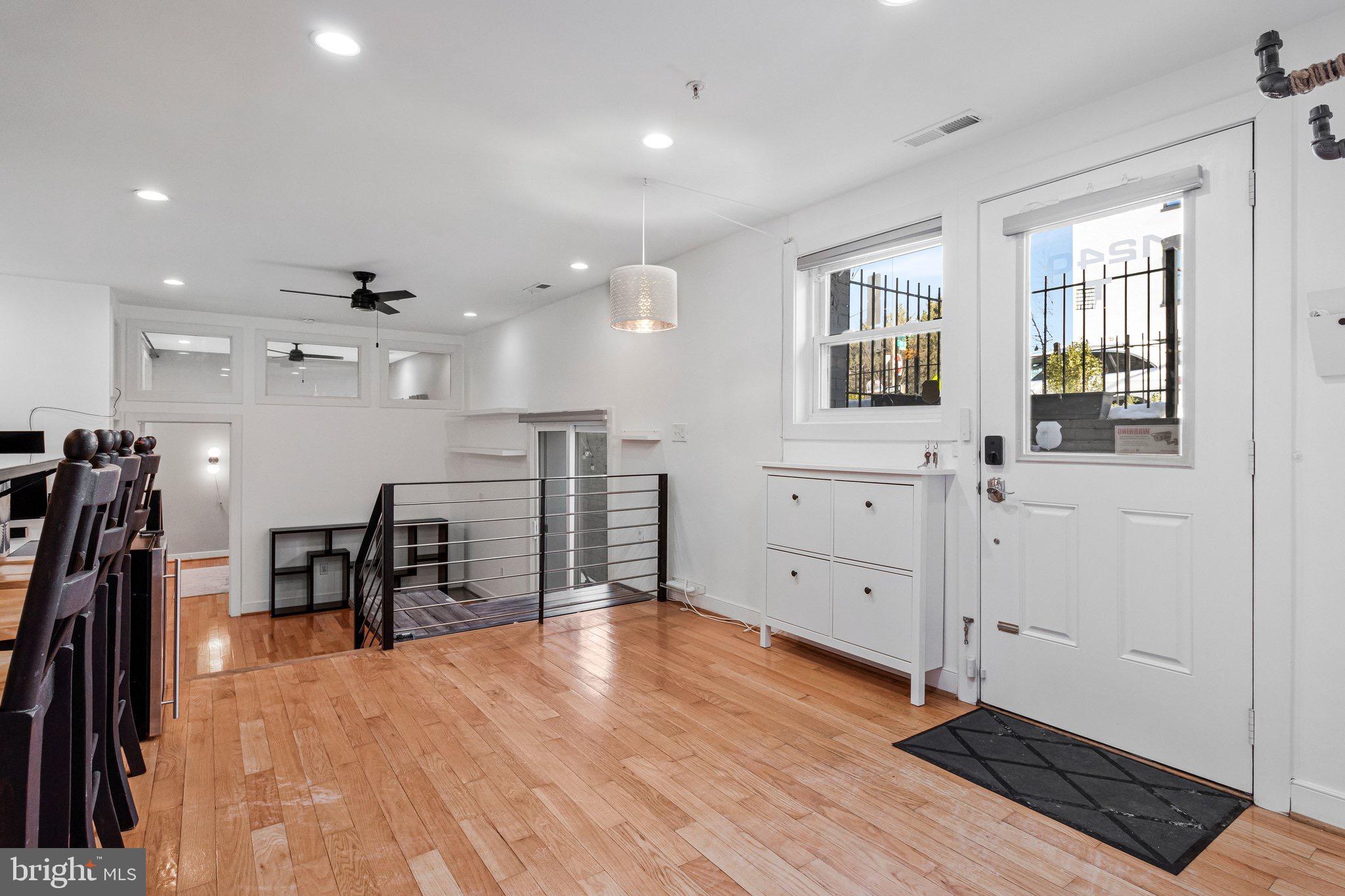 1240 4th Street Northwest, Unit T Washington, DC 20001 - Photo 3 of 28 Bright and airy entryway with modern flair.