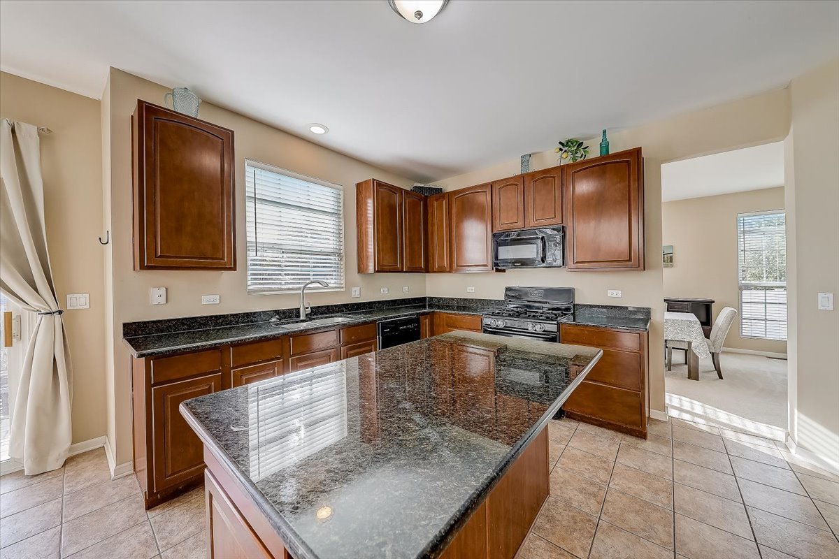 406 Aviary Lane Bolingbrook, IL 60490 - Photo 11 of 46 a kitchen with a stove a sink and a microwave