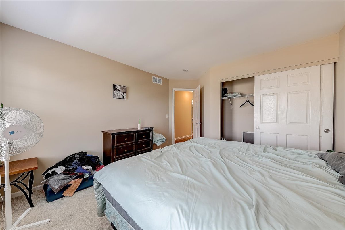 406 Aviary Lane Bolingbrook, IL 60490 - Photo 37 of 46 a bedroom with a bed and a closet