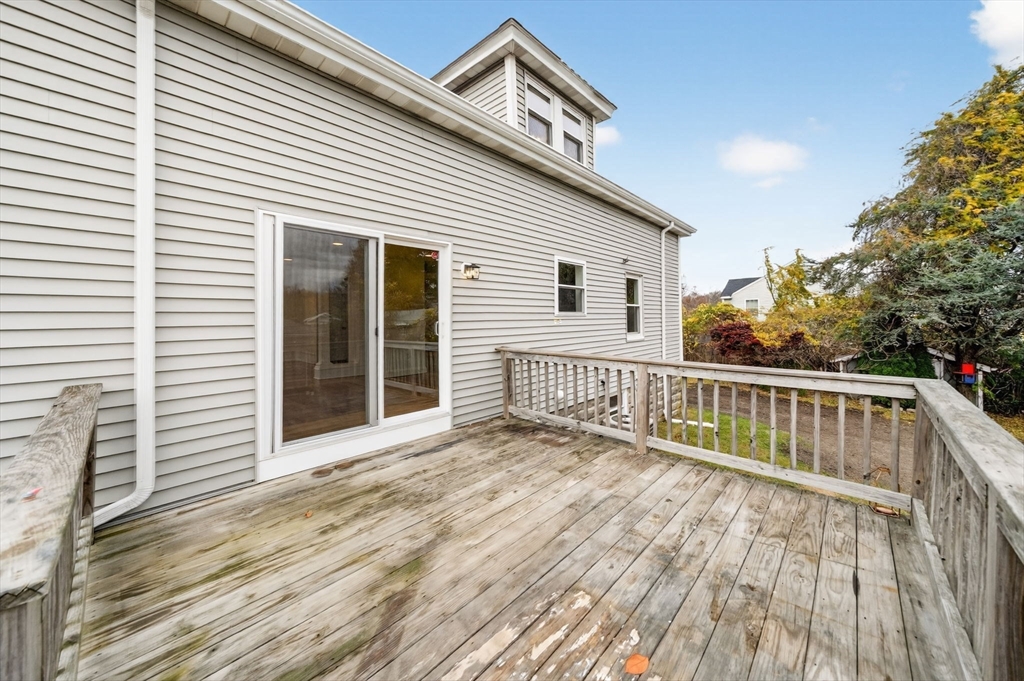 228 Dickinson Street Fall River, MA 02721 - Photo 35 of 40 a view of a wooden deck