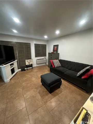 a view of a balcony with chairs