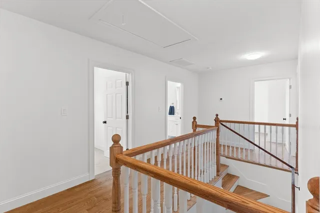 a view of room with staircase