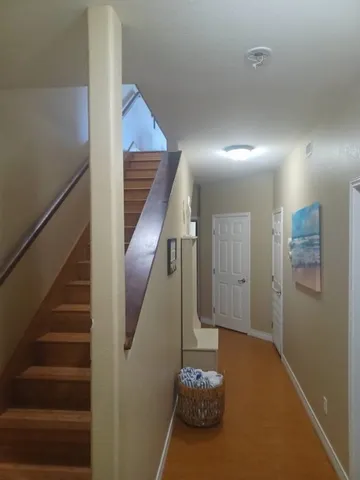 a view of entryway and hall