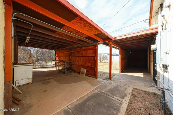 a view of a storage & utility room