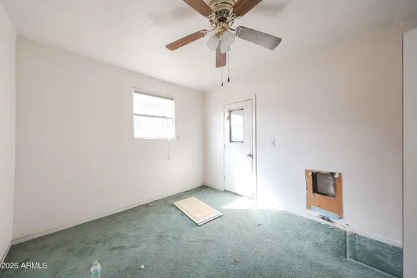 a view of an empty room