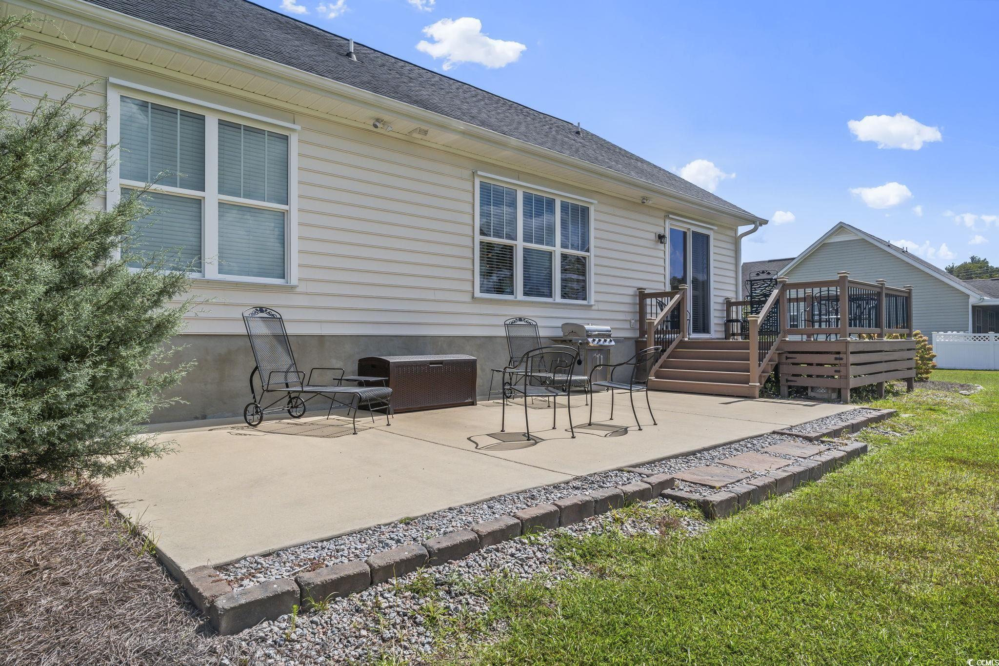 120 Stonehinge Court Conway, SC 29526 - Photo 24 of 31 Back of property with a patio area, a yard, and a