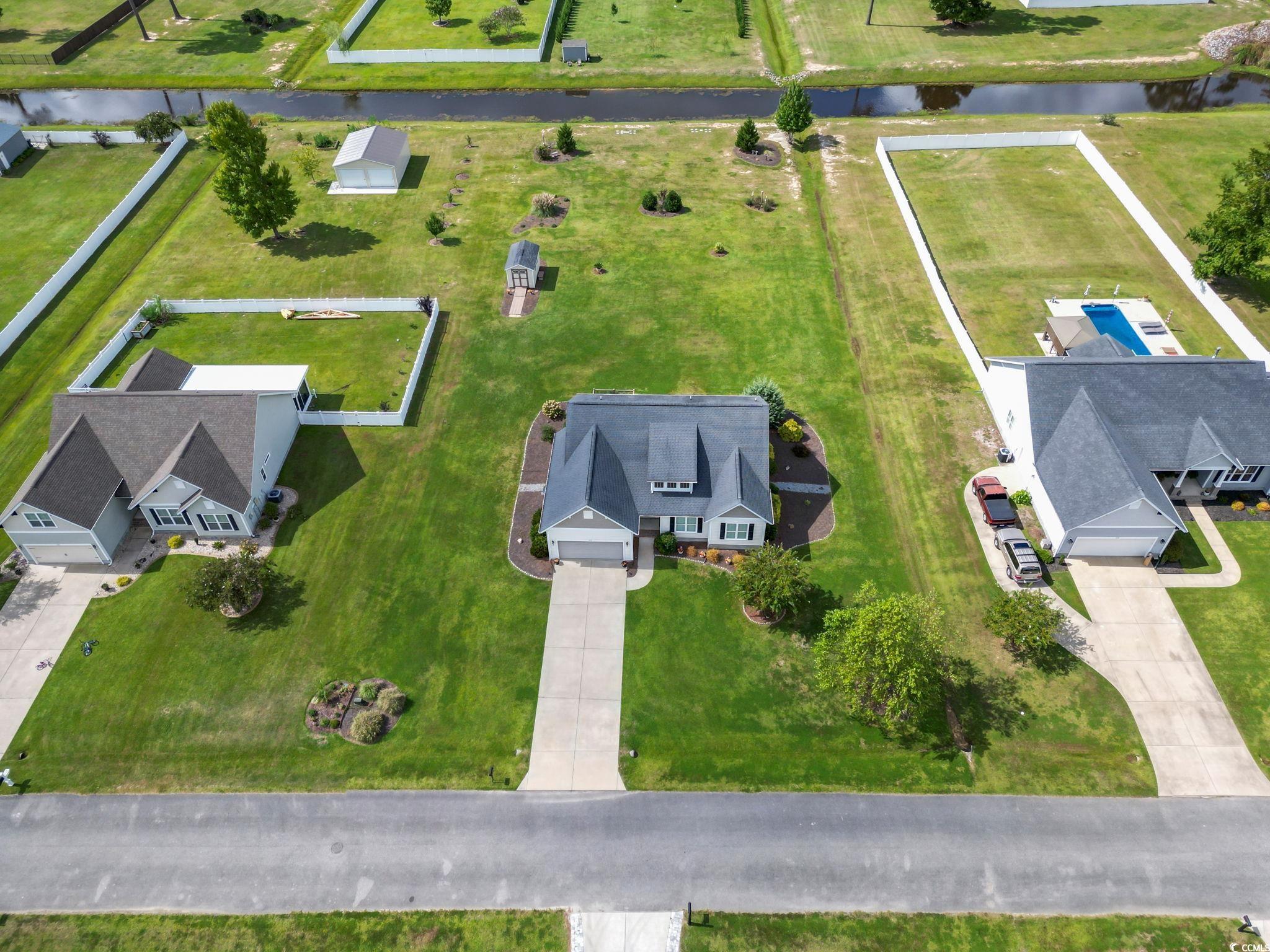 120 Stonehinge Court Conway, SC 29526 - Photo 3 of 31 Drone / aerial view with a water view