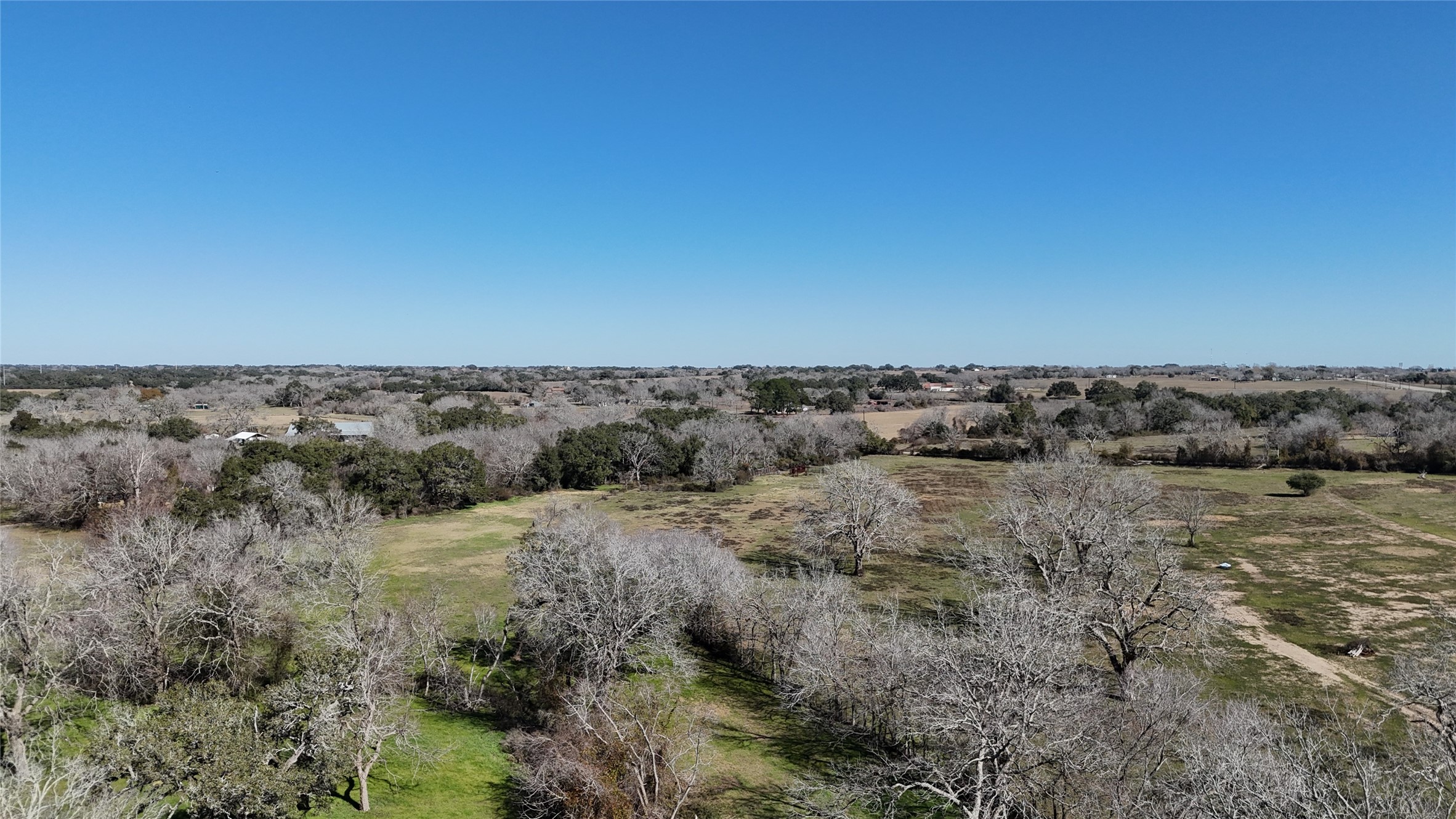 305 Ellen May Road Yoakum, TX 77995 - Photo 20 of 30 a view of a dry field with trees in background