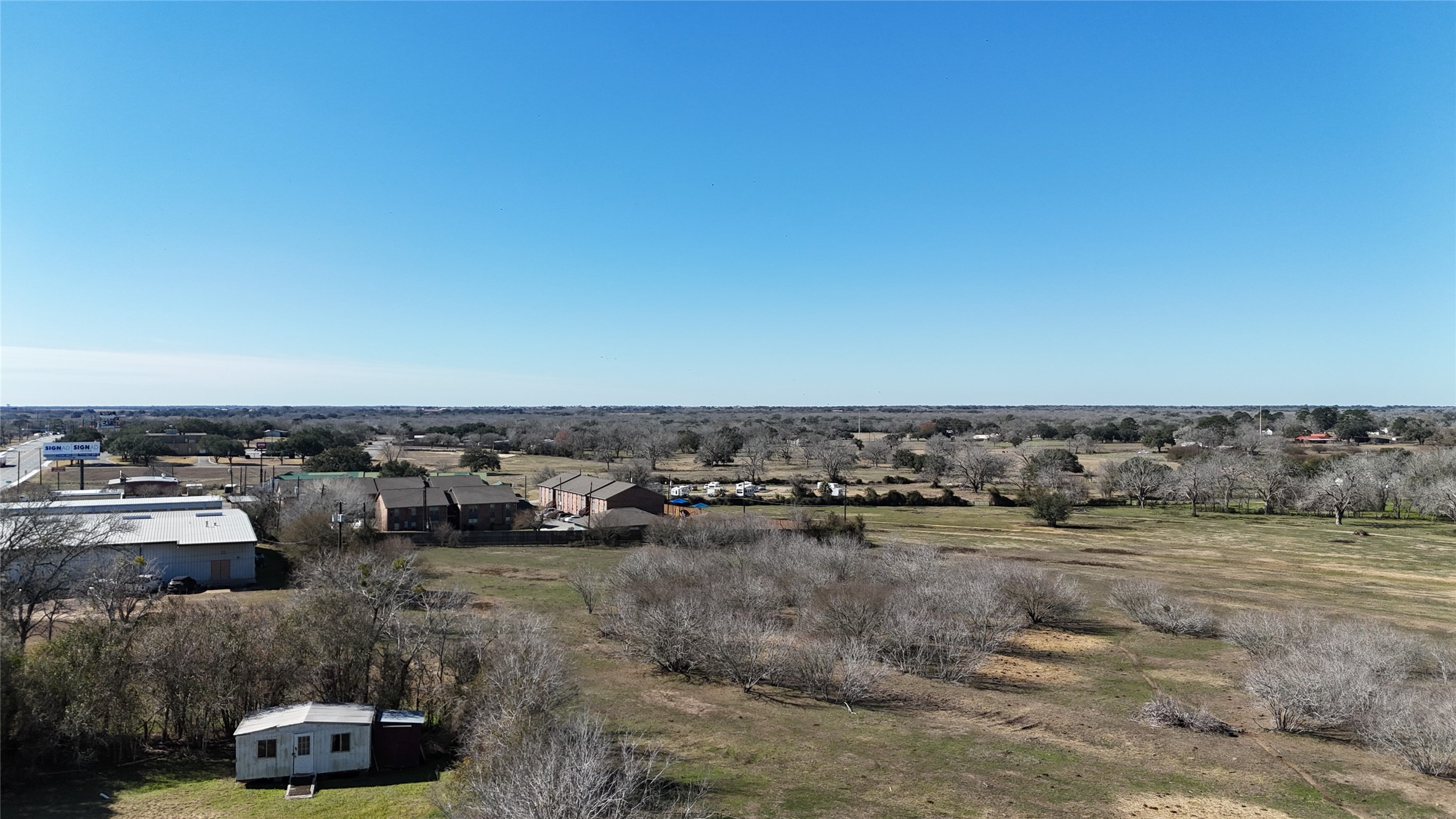 305 Ellen May Road Yoakum, TX 77995 - Photo 21 of 30 an aerial view of a house with a garden
